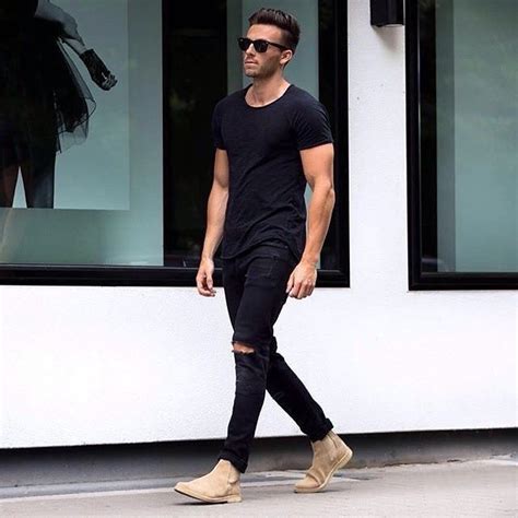 All Black Outfits 50 Black On Black Ideas For Men With Images Mens Clothing Styles Mens