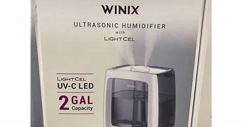 Winix Ultrasonic Humidifier Manual