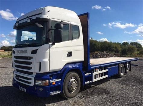 Scania 44 Tonne Flatbed Truck For Sale Hgv Traders Powered By The