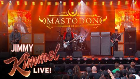 Mastodon Performs Show Yourself On Jimmy Kimmel Live Ksan Fm