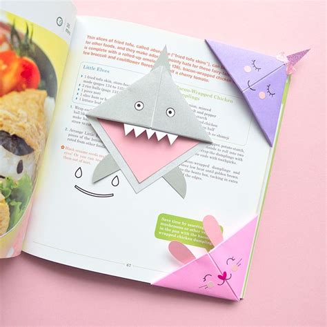 Sck Tries Kawaii Diy Origami Bookmarks Super Cute Kawaii Origami