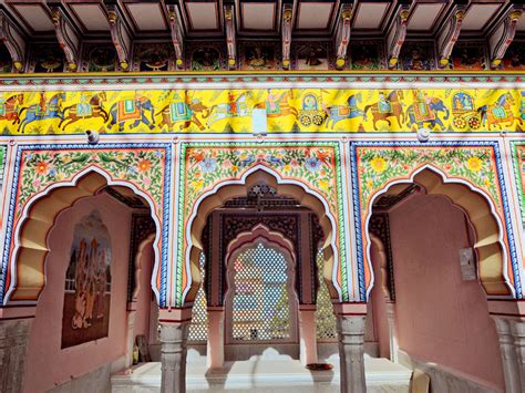 Painted Havelis In Rajasthan Painted Havelis In Shekhawati Forts In