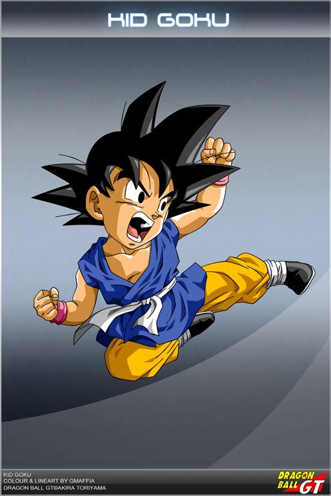 Dragon ball gt featured four different end credit sequences/songs, which is astonishing considering it was the shortest lived of the 3 dragon ball series. Dragon Ball GT-Kid Goku BSDBS by DBCProject on DeviantArt