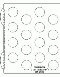 Templatepremier > templates > geometric shapes > 2 inch circle template. Making Macarons: Can it be truly easy? | Кондитерская, Как ...