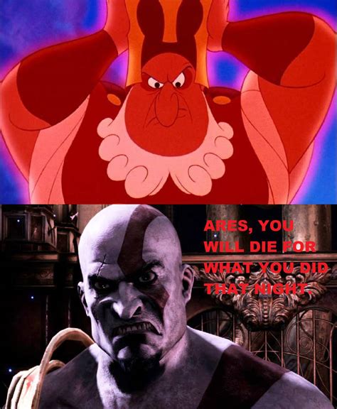 Kratos Vs Ares Disney Hercules By Mnstrfrc On Deviantart
