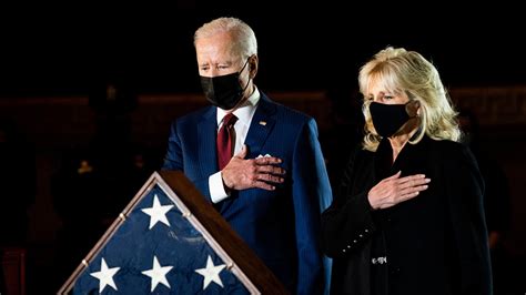 Bidens Pay Their Respects To Brian Sicknick The New York Times