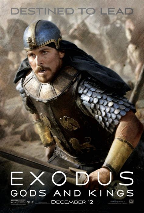 Exodus Gods And Kings Posters Show Christian Bale At War