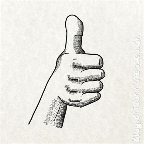 How To Draw Thumbs Up