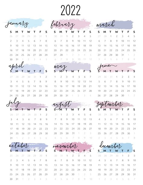 Free Printable Calendars And Planners 2021 2022 And 2023 Fillable