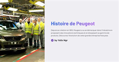 Histoire De Peugeot