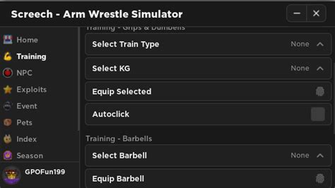 New Arm Wrestle Simulator Screech Hub Auto Farm And More Roblox Scripts