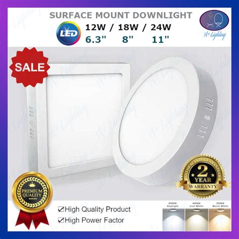 No power supply w/ hl 5a indoor (+ 149,000) w/ samsung adaptor3a (+ 110,000) beli. 2 Year Warranty 12W 18W 24W PREMIUM SURFACE MOUNT LED ...