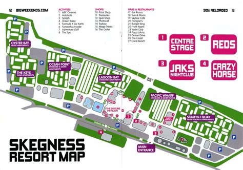 Want to get familiar with our skegness seaside resort? Pages 12 & 13 - Resort Map
