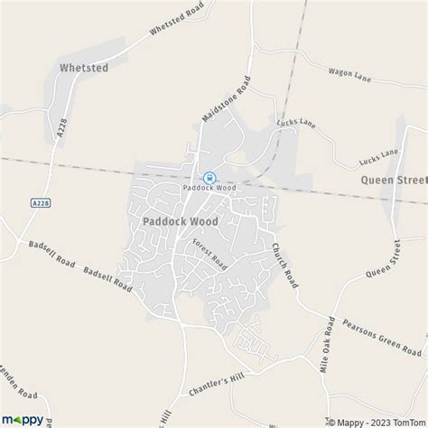 Map Paddock Wood Map Of Paddock Wood TN12 6 And Practical Information