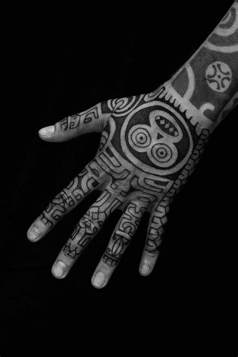 Hand Tribal Tattoo Design Odd Stuff Magazine