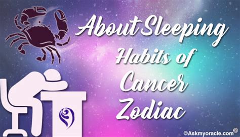 Cancer is a sign that exalts jupiter, and will probably make their partner feel special. Fascinating Facts About Cancer Sleeping Habits - Ask My Oracle