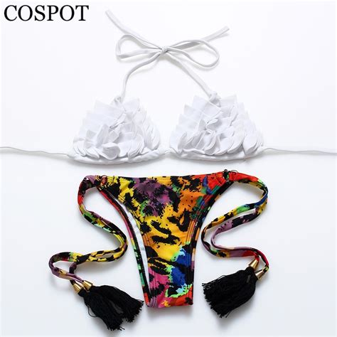 Cospot Swimsuit Female Swimwear Micro Bikini Thong Swimming Suit For Women Swimsuit Push Up