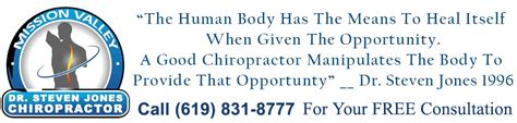 Mid Back Pain Chiropractor San Diego Dr Steve Jones Chiropractic