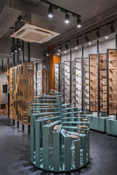 Hardware Store Interior Drew The Concept Of Raw And Contrasted Elements