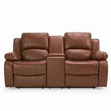 Electric Reclining Loveseat Console Images