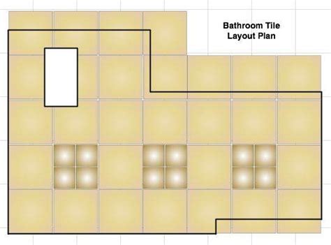 How To Floor Tile Layout Using A Drawing Application Meandering Passage