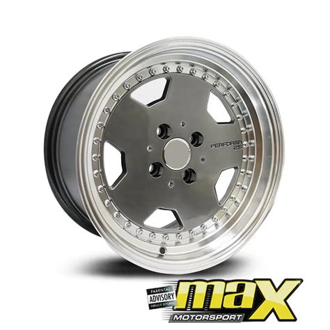 15 Inch Mag Wheel Mx5852 Monoblock Wheel 4x100 Pcd Max Motorsport