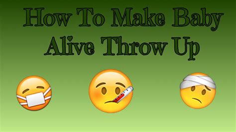 Kelli miller, anp , unitypoint health, lists the symptoms of the stomach flu and how long it lasts, plus ways to feel better, so you can get out of the bathroom and get back to normal. How To Make Baby Alive Throw Up - YouTube