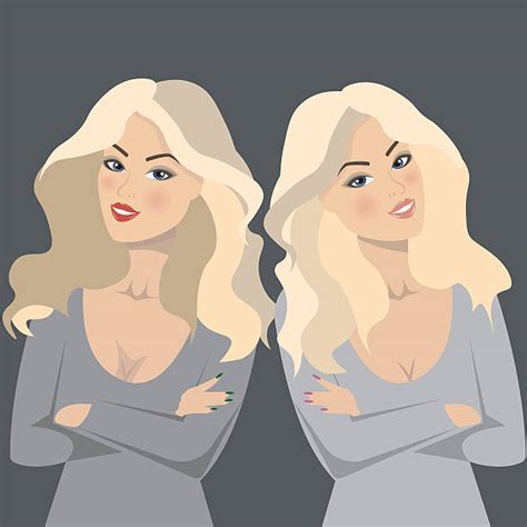Royalty Free Twin Sisters Clip Art Vector Images And Illustrations Istock