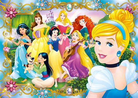 Disney Princess 104 Pcs Jewels Puzzle Clementoni