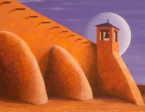 Moonlight Isleta Painting By Jerry Mcelroy Fine Art America