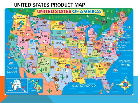 Detailed Map Of The United States Of America