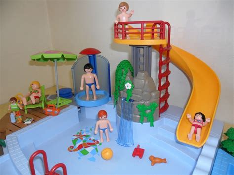 Playmobil Swimming Pool 4858 Complete Water Parkslide Ebay