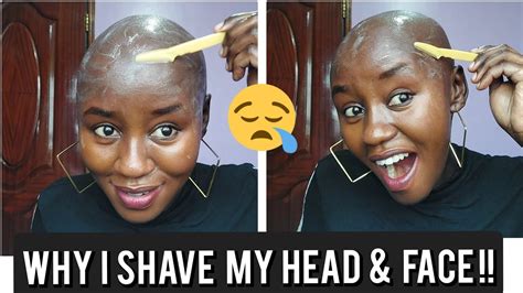 Why I Shave My Head And Face Shaving My Head Head Shave Women Face Shaving Women Shaving Bald