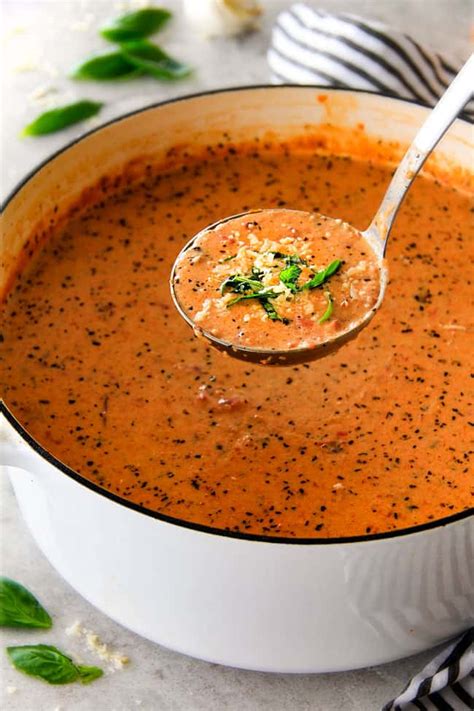 And i like to think my. BEST EVER Creamy Tomato Basil Soup with Parmesan (+ Video!)