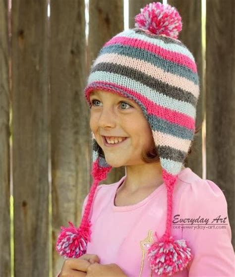 Do you like this website page? Veronica Ear Flap Hat | AllFreeKnitting.com
