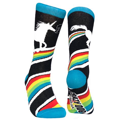 Womens Unicorn Socks Rainbow Unicorn Socks Cute Womens Socks Funky Socks Cool Fantasy Socks