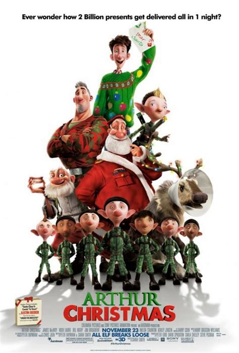 Movies Posters Of Arthur Christmas 2011