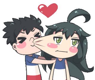 Love It Kiss Sticker Love It Kiss Couple Discover Share GIFs