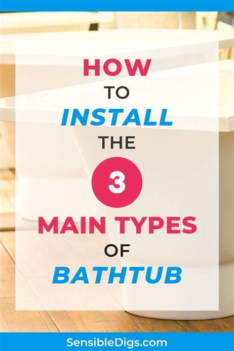 An alcove tub is designed to be attached to three walls, so it only has one finished side, which is a solid apron panel that extends to the floor. How to Install 3 Types of Bathtub (Step-by-Step Guide ...