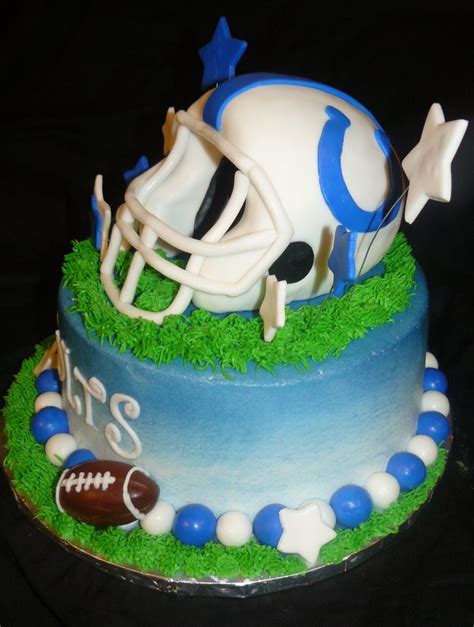 Indianapolis Colts Football Cake Fancy Cakes Cute Cakes Football Cake Football Party