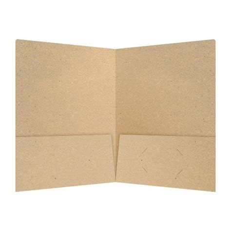 Folder Design Kraft Recycled Paper Pocket Folders By