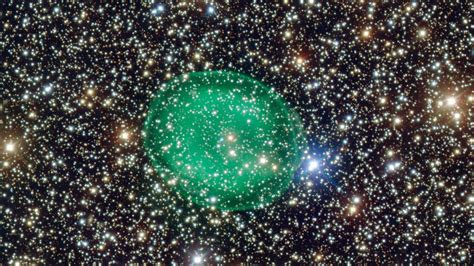 There Is A Massive Green Blob In Space Physics Astronomy