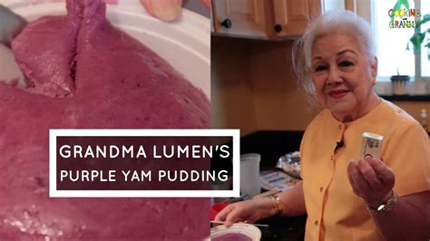 how to make ube halaya filipino purple yam pudding grandma lumen s recipe youtube