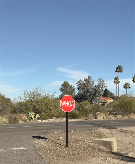 This Stop Sign Says Whoa Instead Rmildlyinteresting