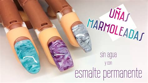 Líder en la belleza profesional de manos y pies cbeauty es el distribuidor oficial de c nd, light elegance, fam ous names , yours y lecenté. Uñas Marmoleadas con Esmalte Permanente - YouTube