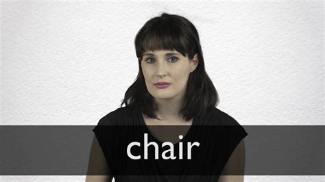 How To Pronounce Chair In British English Youtube