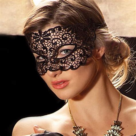 Buy 1 Pcs Hot Sale Women Sexy Black Lace Eye Mask