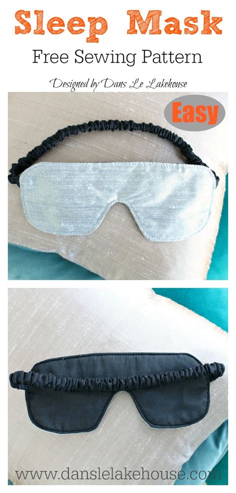 Sleeping mask,fineser letter cute cartoon animal patterns comfortable adjustable strap cotton sleep eye mask shade nap cover blindfold padded travel nap night sleeping sleeping eye mask pdf sewing pattern with instructions for hot and cold face mask option. Sleep Mask Free Sewing Pattern