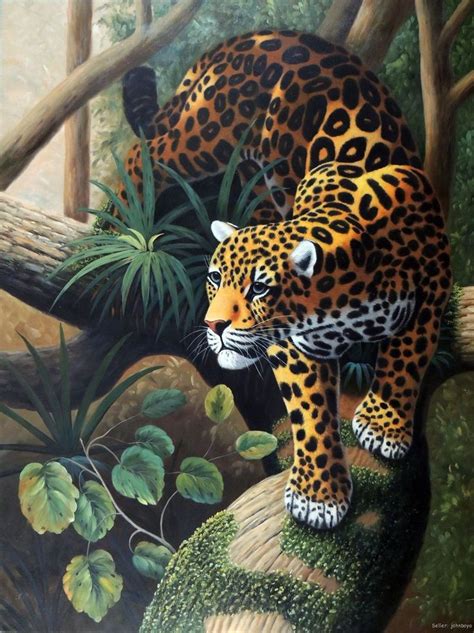 Jaguar Paintings Yahoo Image Search Results 야생 동물 짐승 고양이 아트