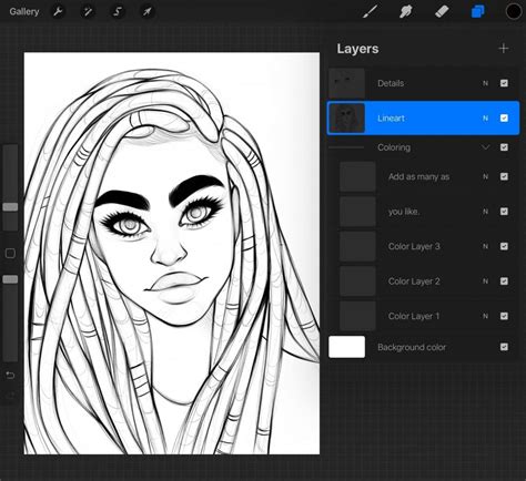 Free Digital Coloring Pages For Procreate - img-omnom